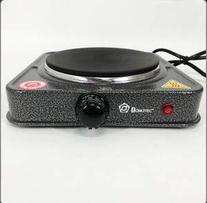 Електроплита настільна DOMOTEC MS-5821 (дискова на 1 конфорку/1Д), маленька переносна електроплита
